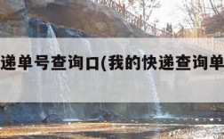 中通快递单号查询口(我的快递查询单号查询)