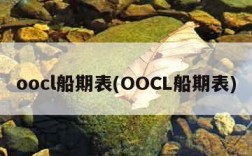 oocl船期表(OOCL船期表)