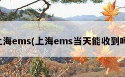 上海ems(上海ems当天能收到吗)