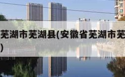 安徽省芜湖市芜湖县(安徽省芜湖市芜湖县天气预报)