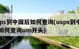 usps到中国后如何查询(usps到中国后如何查询um开头)