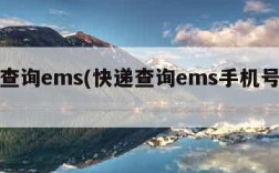 快递查询ems(快递查询ems手机号查询)